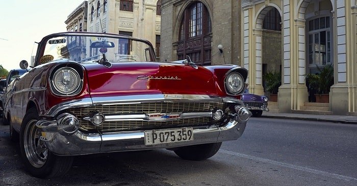 Classic Car Taxi in Cuba