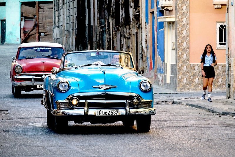 Coches en Cuba