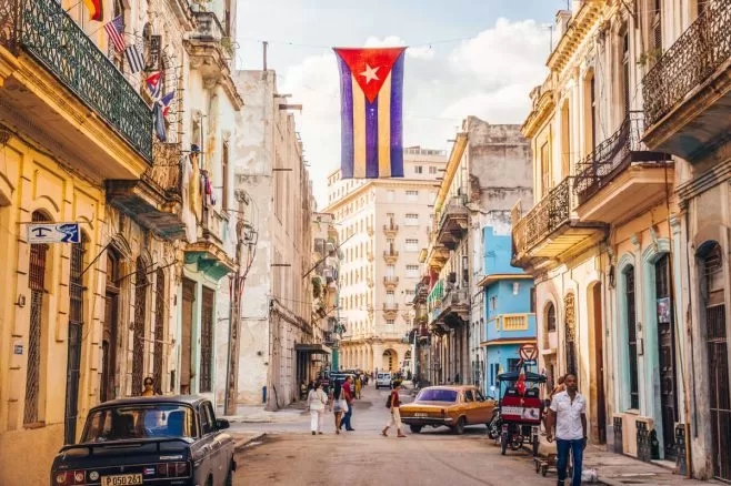 Street in old Havana Cuba