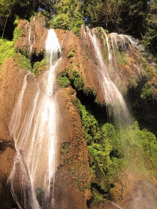 waterfall in topes de collantes